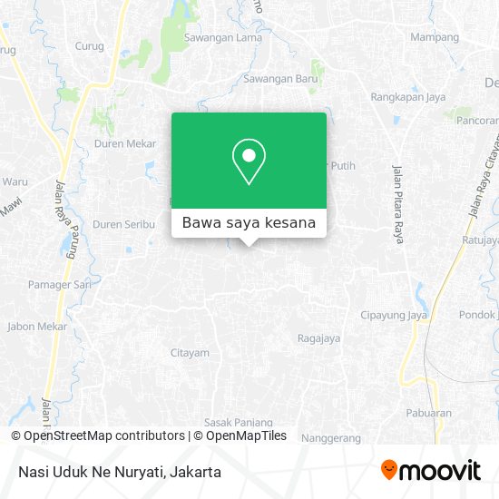 Peta Nasi Uduk Ne Nuryati