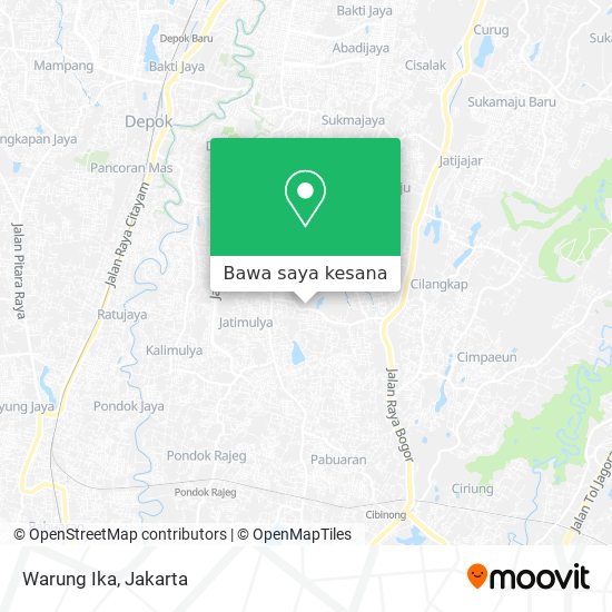 Peta Warung Ika