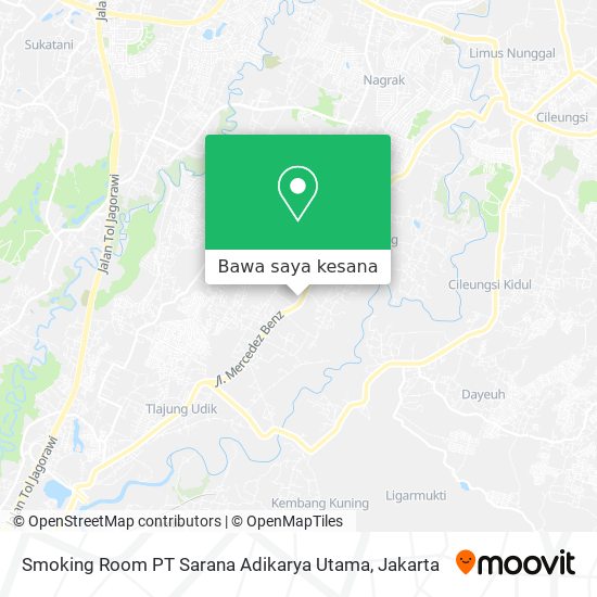 Peta Smoking Room PT Sarana Adikarya Utama