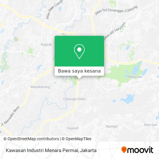 Peta Kawasan Industri Menara Permai