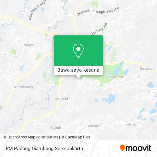 Peta RM Padang Diambang Sore