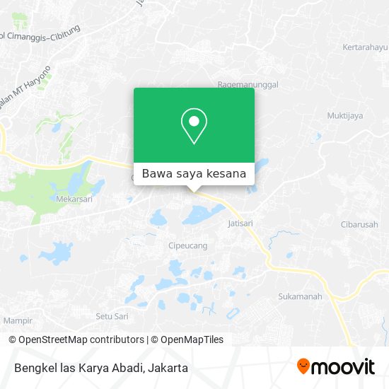 Peta Bengkel las Karya Abadi