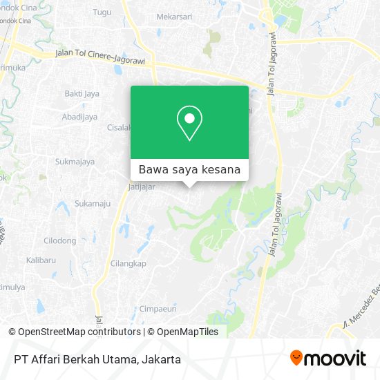 Peta PT Affari Berkah Utama