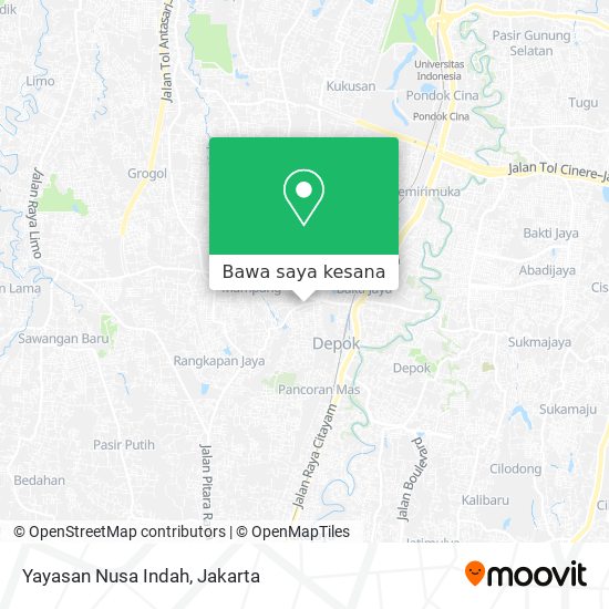Peta Yayasan Nusa Indah