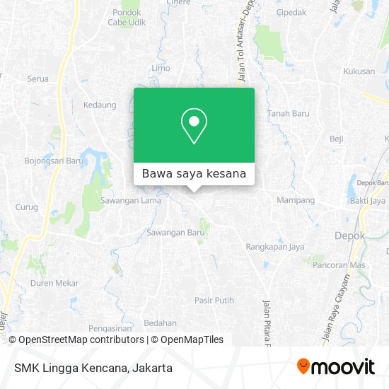 Peta SMK Lingga Kencana