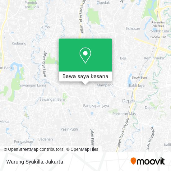 Peta Warung Syakilla