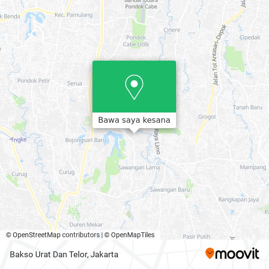 Peta Bakso Urat Dan Telor