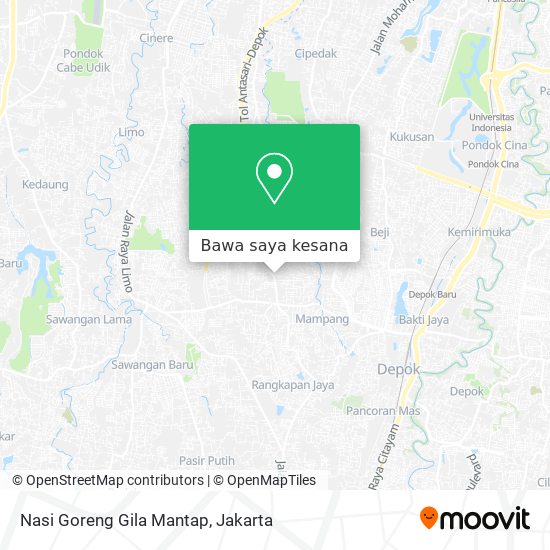 Peta Nasi Goreng Gila Mantap