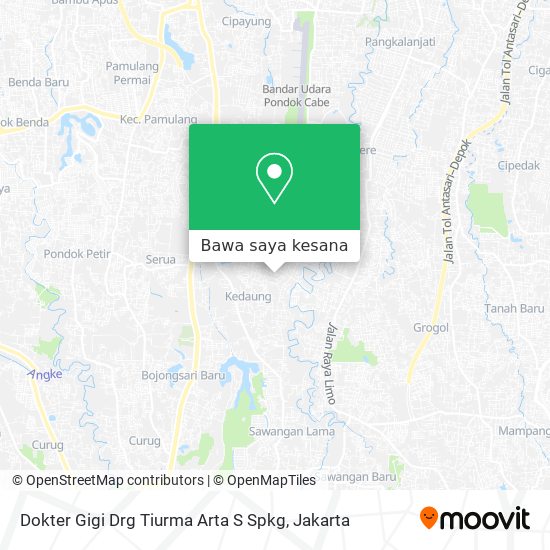 Peta Dokter Gigi Drg Tiurma Arta S Spkg
