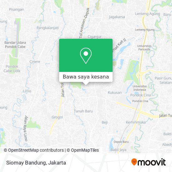 Peta Siomay Bandung