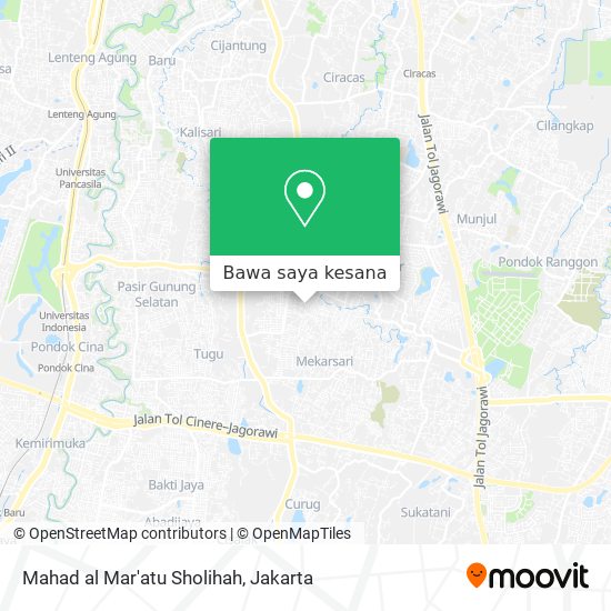 Peta Mahad al Mar'atu Sholihah