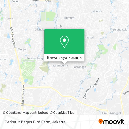 Peta Perkutut Bagus Bird Farm