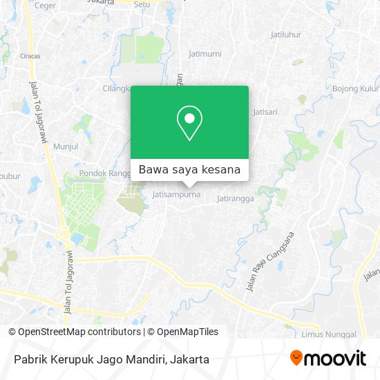 Peta Pabrik Kerupuk Jago Mandiri