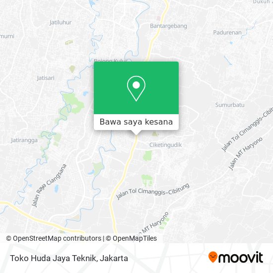 Peta Toko Huda Jaya Teknik