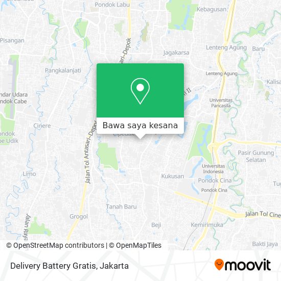 Peta Delivery Battery Gratis