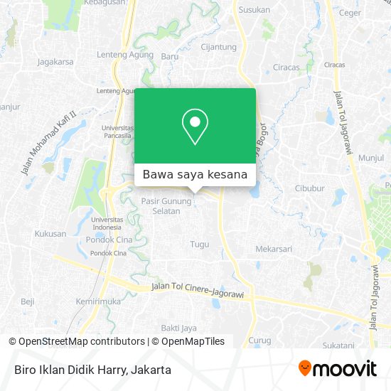 Peta Biro Iklan Didik Harry