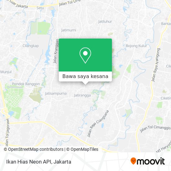 Peta Ikan Hias Neon API