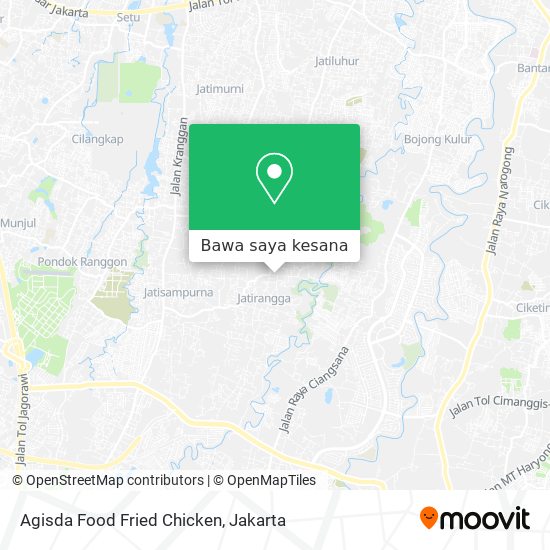 Peta Agisda Food Fried Chicken