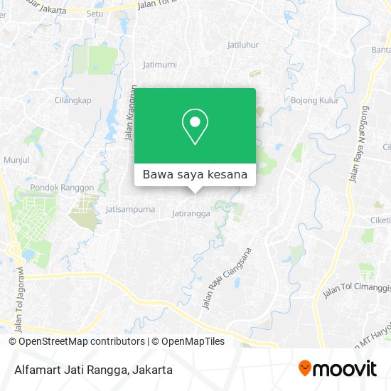 Peta Alfamart Jati Rangga