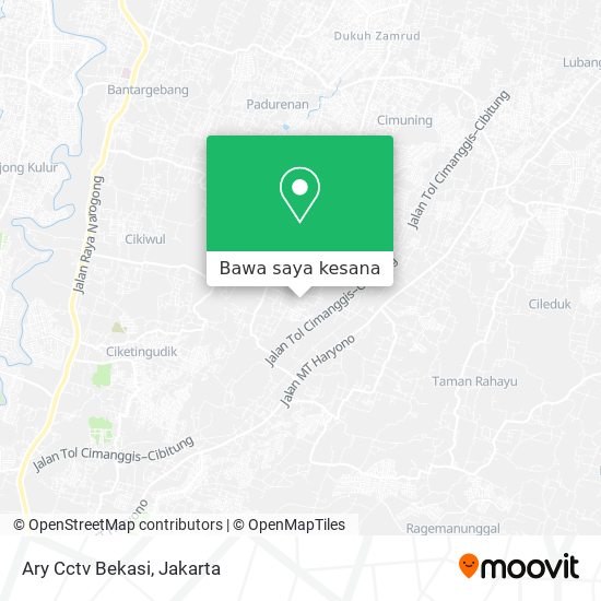 Peta Ary Cctv Bekasi