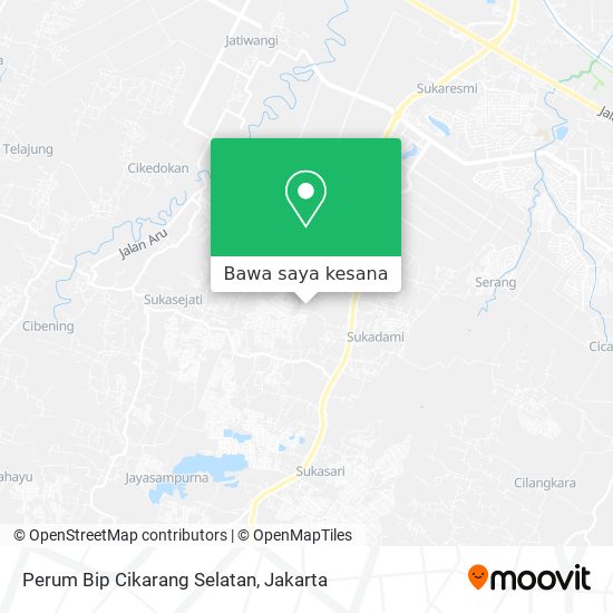 Peta Perum Bip Cikarang Selatan