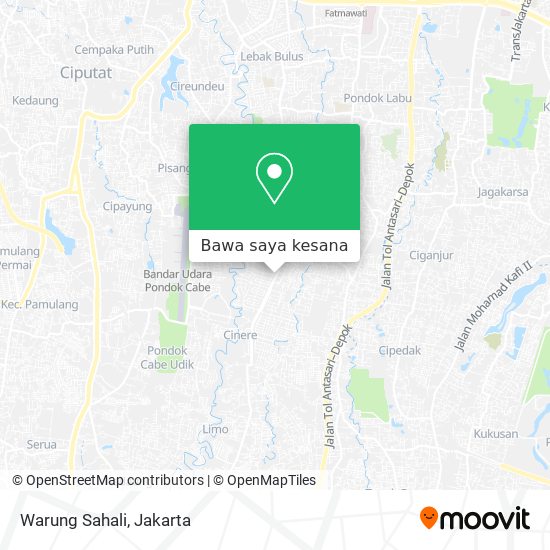 Peta Warung Sahali