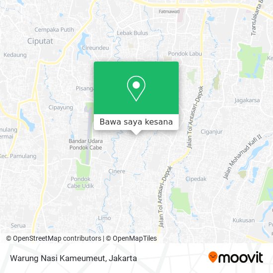 Peta Warung Nasi Kameumeut