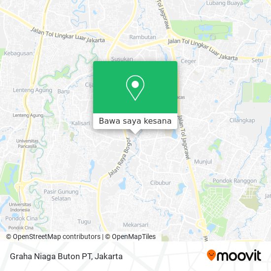 Peta Graha Niaga Buton PT