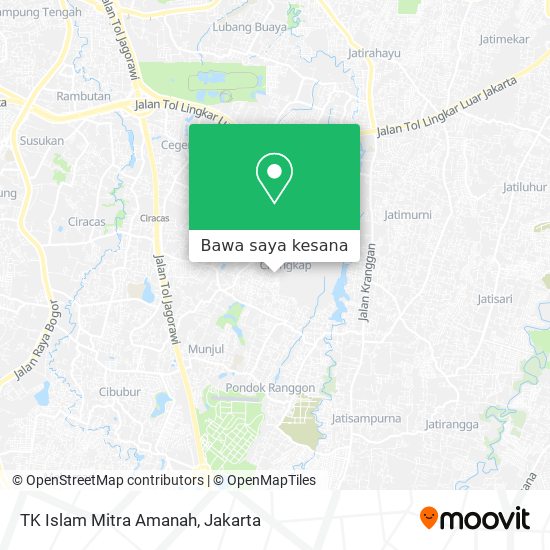 Peta TK Islam Mitra Amanah