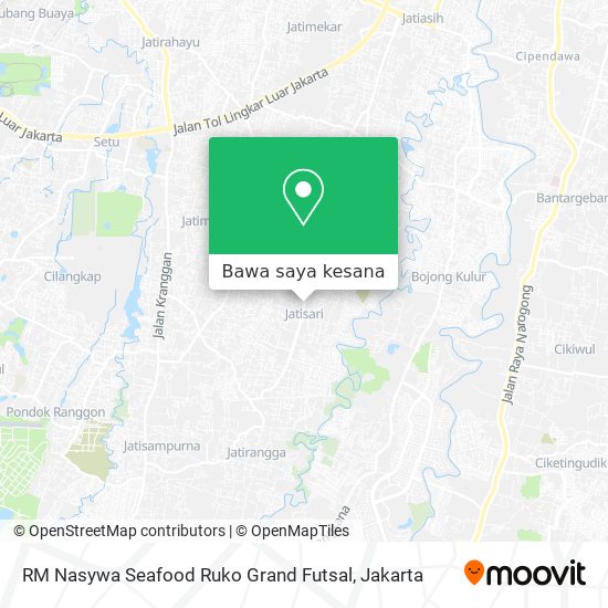 Peta RM Nasywa Seafood Ruko Grand Futsal