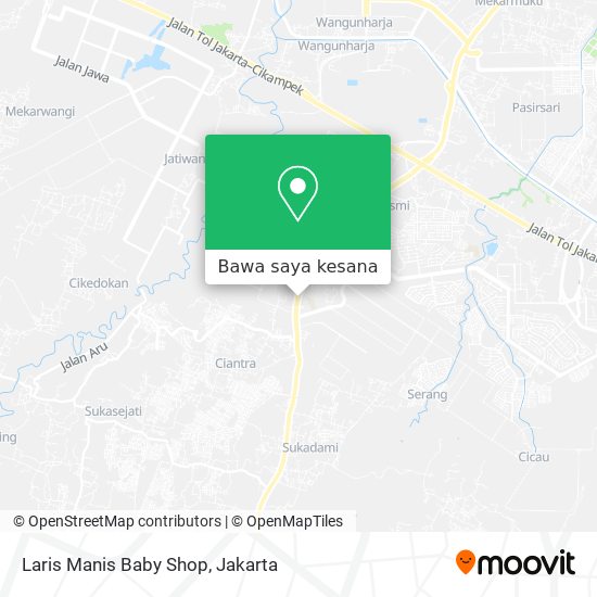 Peta Laris Manis Baby Shop