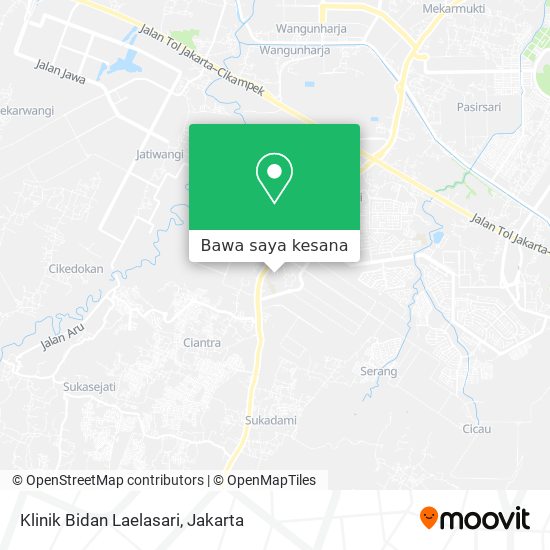 Peta Klinik Bidan Laelasari