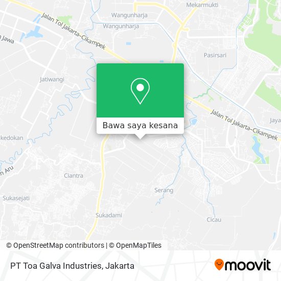 Peta PT Toa Galva Industries