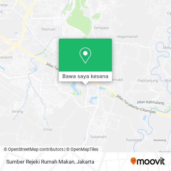 Peta Sumber Rejeki Rumah Makan