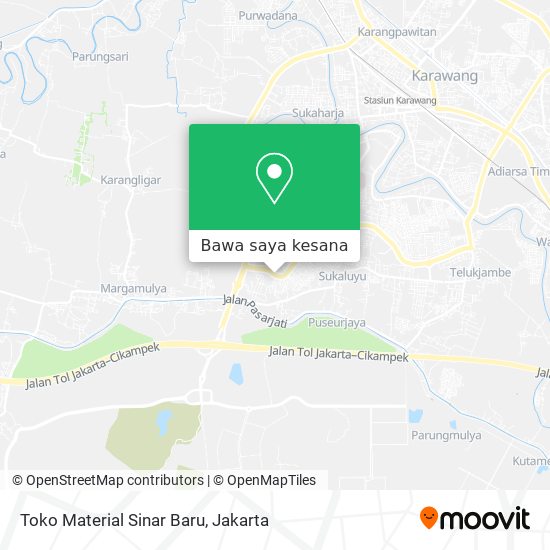 Peta Toko Material Sinar Baru