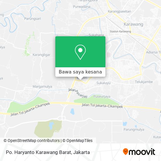 Peta Po. Haryanto Karawang Barat