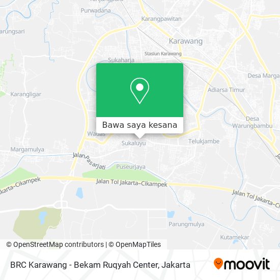 Peta BRC Karawang - Bekam Ruqyah Center