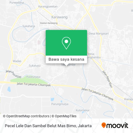 Peta Pecel Lele Dan Sambel Belut Mas Bimo