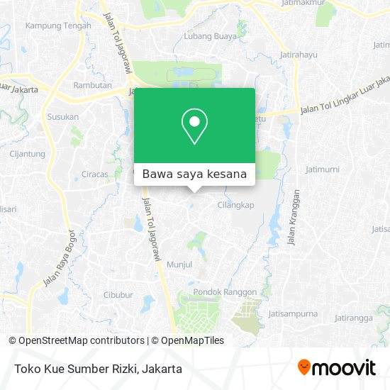 Peta Toko Kue Sumber Rizki