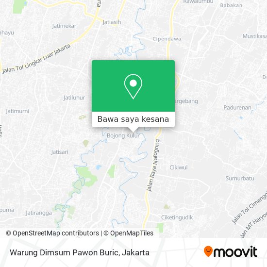 Peta Warung Dimsum Pawon Buric