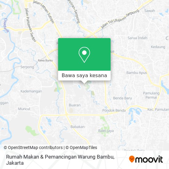 Peta Rumah Makan & Pemancingan Warung Bambu