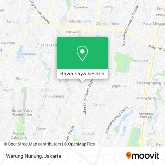 Peta Warung Nunung