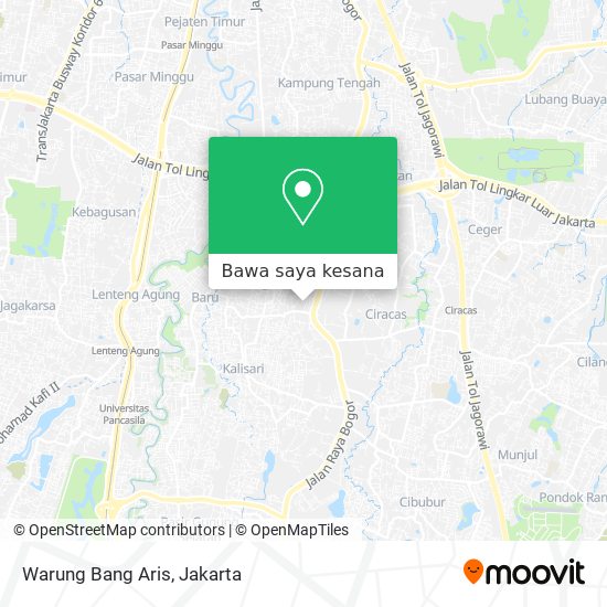 Peta Warung Bang Aris