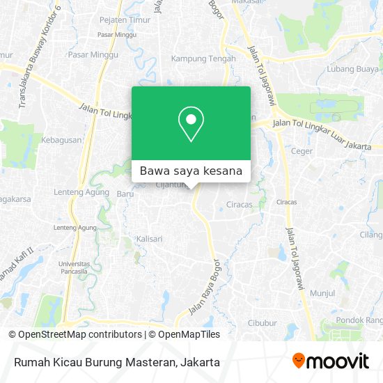 Peta Rumah Kicau Burung Masteran