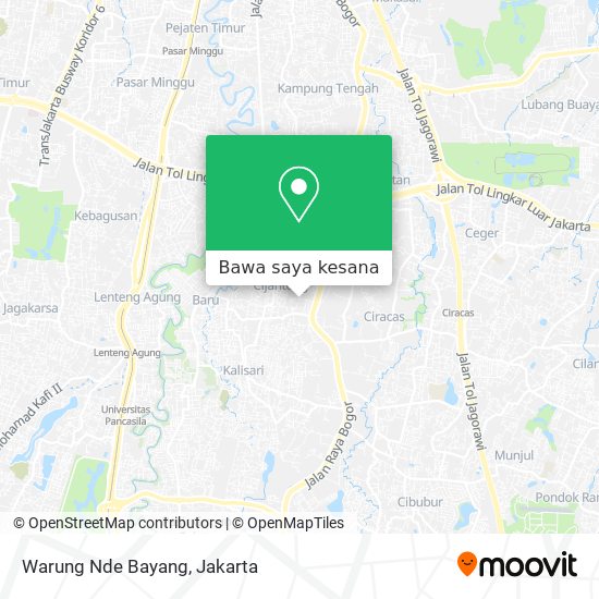 Peta Warung Nde Bayang