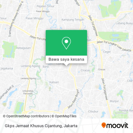 Peta Gkps Jemaat Khusus Cijantung