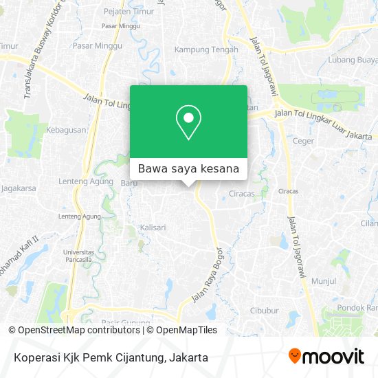 Peta Koperasi Kjk Pemk Cijantung