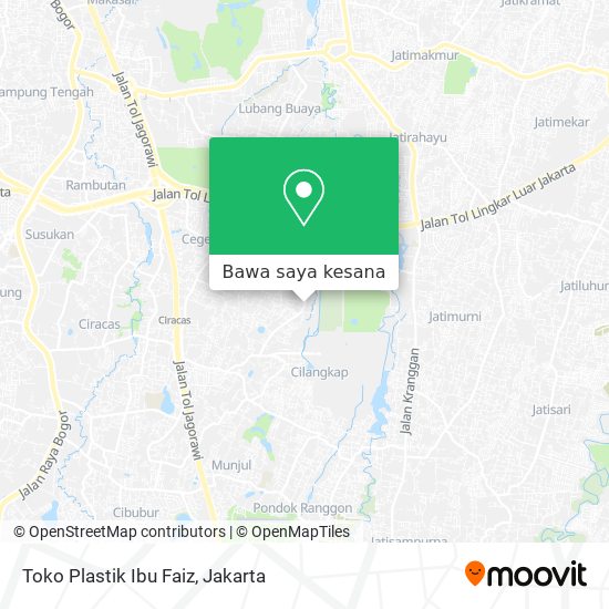 Peta Toko Plastik Ibu Faiz