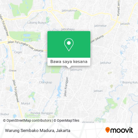 Peta Warung Sembako Madura