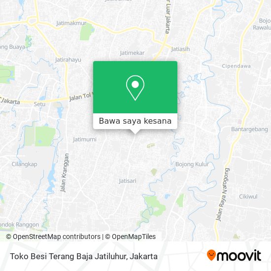 Peta Toko Besi Terang Baja Jatiluhur